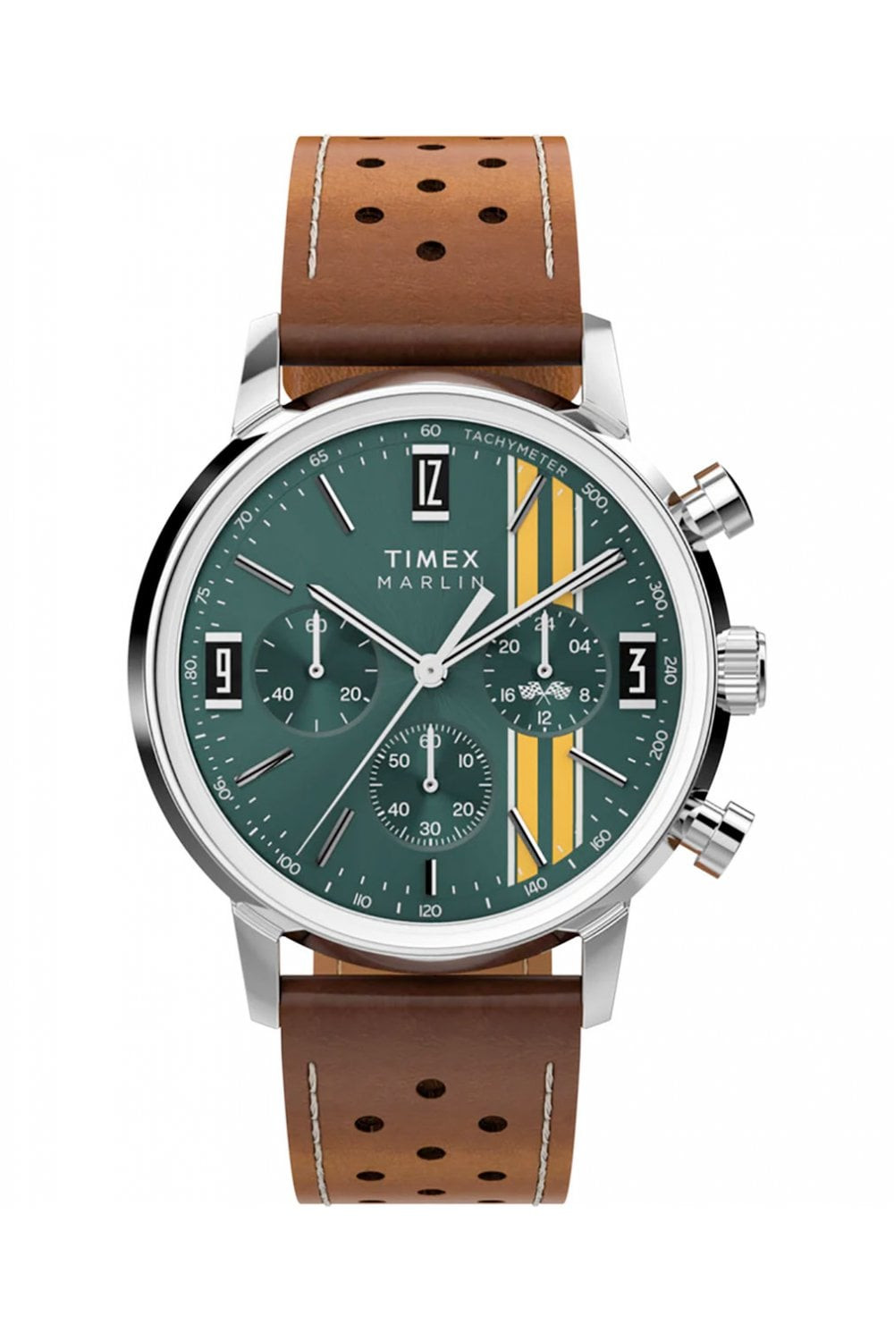Timex Marlin Chronograph 40mm Orologio con cinturino in pelle TW2W99100