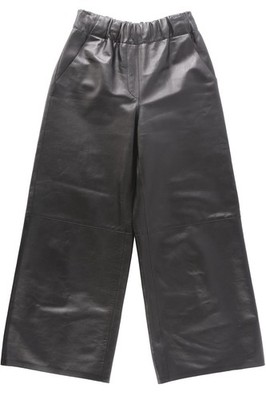 LOEWE SCHWARZE LEDERHOSE WEITES BEIN XSMALL