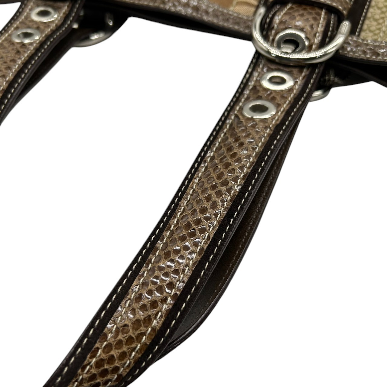 Authentic COACH Patchwork Signature Tote Bag 1008… - image 18