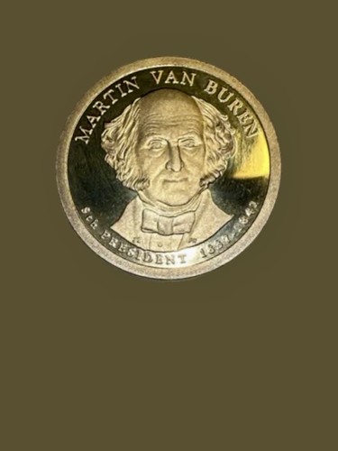 2008 S Martin Van Buren Presidential *PROOF* Dollar Coin **FREE SHIPPING** - Picture 3 of 4