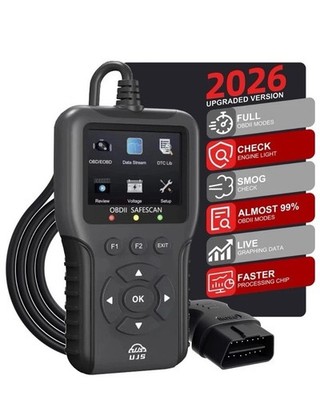 UJS 2026 Enhanced Universal OBD2 OBD|| Scanner, Check Engine Code Reader