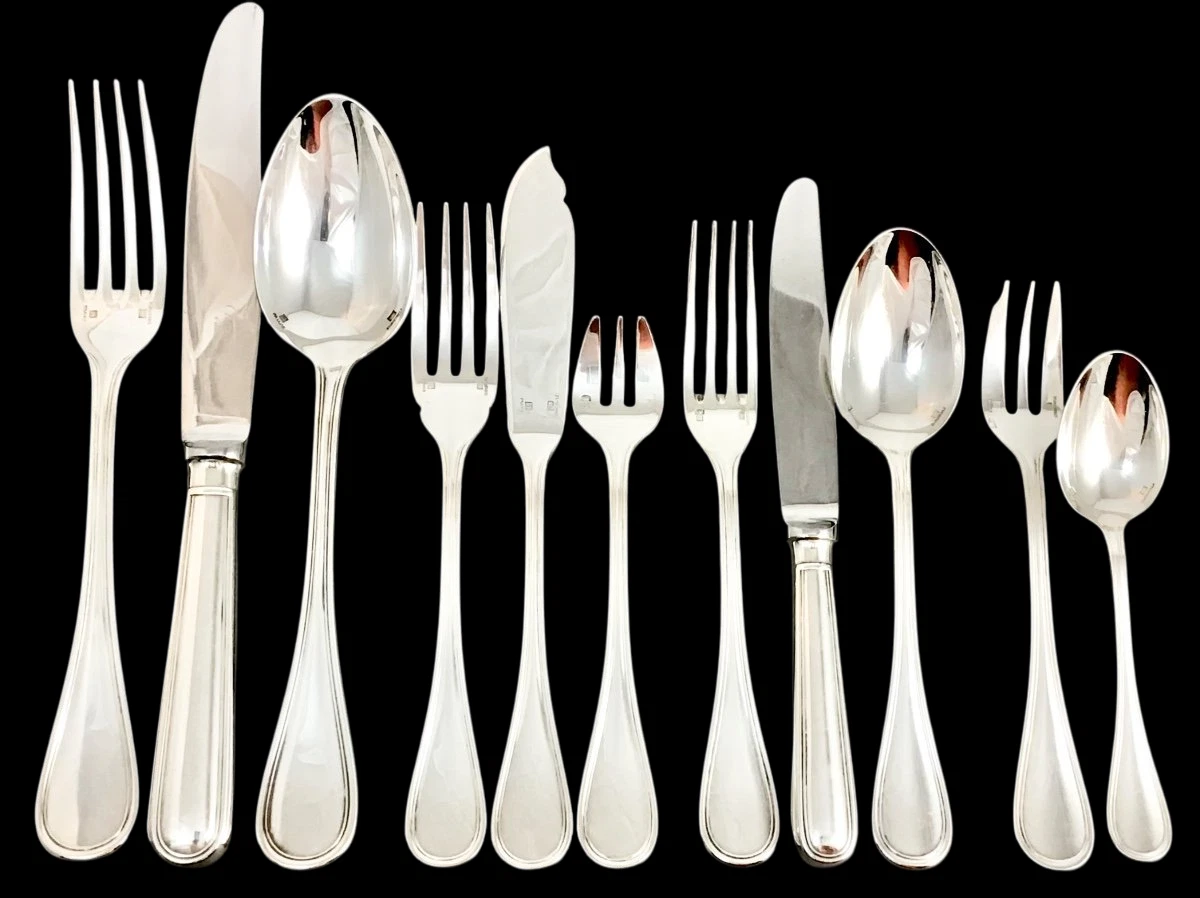 Christofle Antique Silver Flatware-Sets for sale | eBay
