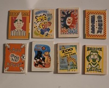 Vintage Cracker Jack Prize Books, Games, Riddles, Wise Cracks Lot Of 8