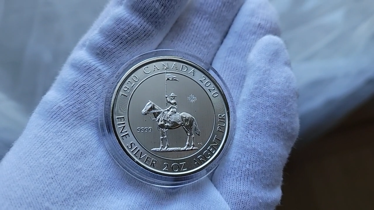 Canada 2020 Royal Canadian 100 Years of Mounted Police 2 Oz 9999