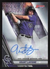 2019 BOWMAN'S BEST GRANT LAVIGNE B19-GL BEST OF 2019 AUTOGRAPHS RC ROCKIES