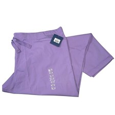 NEW Cherokee Workwear Originals 2XL Purple Elastic Waist Cargo Scrub Pant