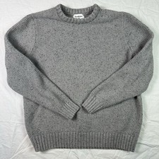 Goodfellow  Co. Chunky Sweater Heathered Gray Crewneck 299 