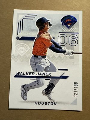 2025 Panini Prospect Edition Blue #112 Walker Janek /199 MLB Card, Astros