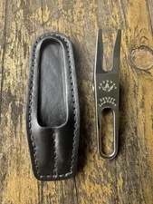 Scotty Cameron Stainless Steel GSS Divot Tool RARE Leather Sheath