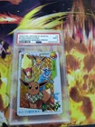Pokemon: Eevee Evolutions PRISM Bandai Carddass Anime 1998 Japanese - PSA 9 MINT