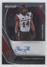 2021 Panini Prizm Draft Picks Draft Picks Auto Tariq Thompson #DPA-TTH Auto fv8