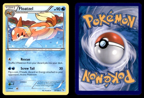 Pokemon Flashfire Floatzel 29/106 2014 Rare
