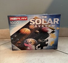 A2PLAY The Solar System Space  Planet Puzzle 1000 Pieces USED 