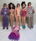 Vintage 1970s Mattel Donnie and Marie Osmond Dolls Lot of 5