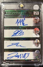 Jermaine BURTON Javon BAKER CORLEY McMILLAN 2024 Pro Set Pure QUAD AUTO /5