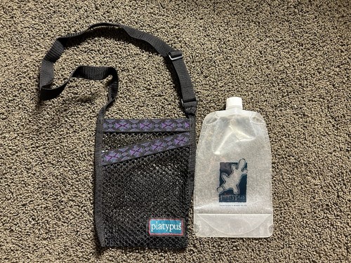 Platypus 1 Liter Bottle with Water Walker Carry Hiking Camping Foldable Packable