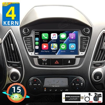 7' DAB+ Für Hyundai ix35 Tucson 2009-2015 Android 15 Autoradio Carplay GPS Navi