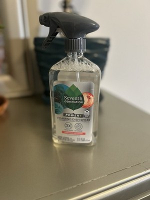 Seventh Generation Power+ Foaming Dish Spray Powerful Cleaning Formula 16 oz