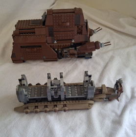Lot of 2x LEGO Star Wars Sets 75058 MTT 75086 Battle Droid Carrier With Minifigs