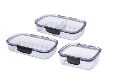 Progressive Prokeeper + Deli Storage Set: Air-Tight Silicone Sealed Container...