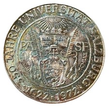 50 Schilling 1972 Austria 350 Years University of Salzburg 20g 900 Silver