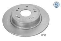 2X Meyle Bremsscheibe Bremsscheiben Satz Bremsen Hinterachse 31-15 523 0064/PD