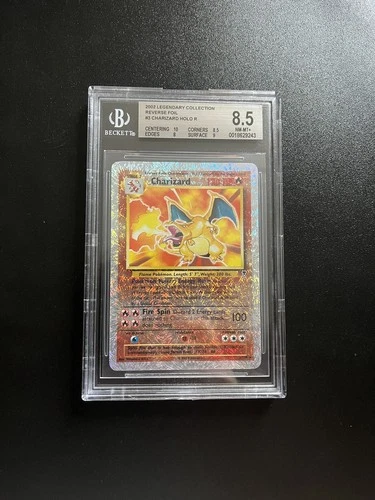 Charizard 3/110 BGS 8.5 NM-MINT+ Legendary Collection Reverse Holo Rare WOTC
