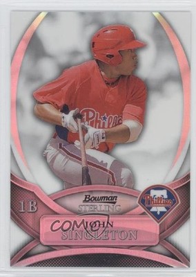 2010 Bowman Sterling Prospects Refractor 11/199 Jon Singleton John #BSP-JS 00jz