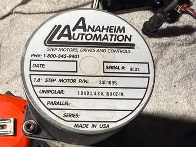 Anaheim Automation Step Stepper Motor 34D109S