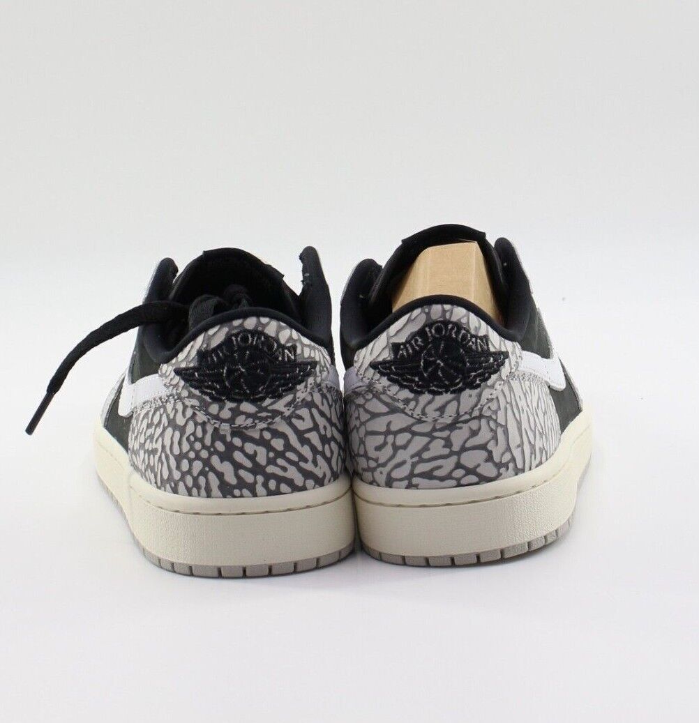Sz 4Y-14 Nike Air Jordan 1 Retro Low Black Cement Elephant Sz 4Y-14 Nike Air Jordan 1 Retro Low Black Cement Elephant