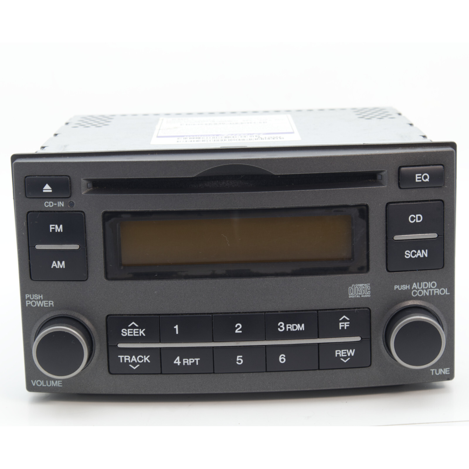 2007 2008 Kia Rondo Audio Stereo Radio Single CD AM FM Receiver ...