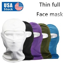 Thin Full Face Mask UV Sun Protection Balaclava Cycling Fishing Neck Gaiter Hats