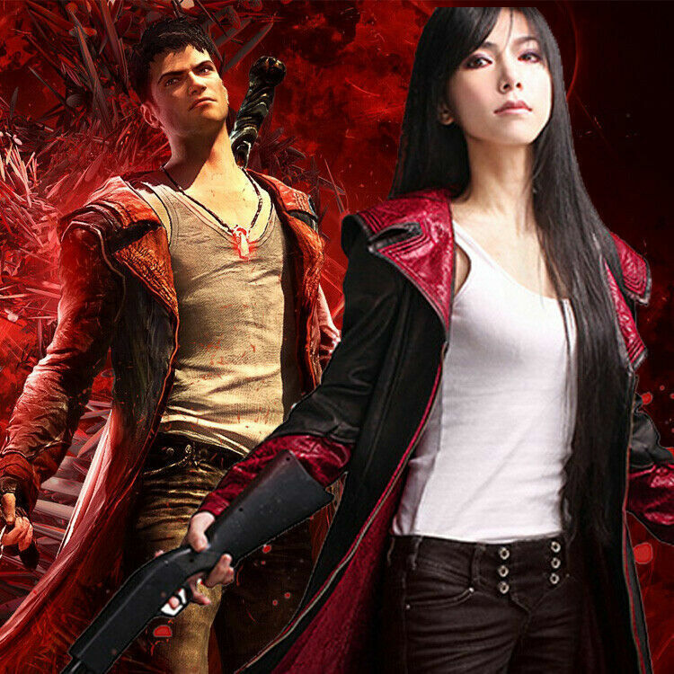 Devil May Cry 5 Dante's Leather Coat Costume - Film Star Outfits