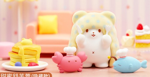 52TOYS Sanrio Marumofubiyori Tea Time Dessert Series Blind Box Confirmed Figure - Bild 13 von 29