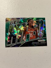 2022 Panini Prizm WNBA Get Hyped Jonquel Jones Green Ice