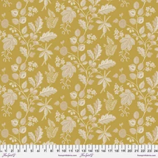 Free Spirit Sanderson Woodland Blooms Warwick Saffron Fabric By The Yard