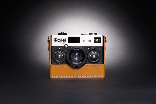 Echt Echtleder Halb Kameratasche Tasche Hülle für Rollei 35AF Filmkamera - Bild 41 von 46