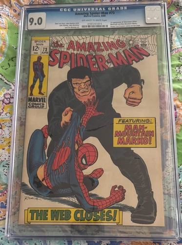 Amazing Spider-Man #73 CGC 9.0  1st appearance of Silvermane 1969 Looks 9.6
