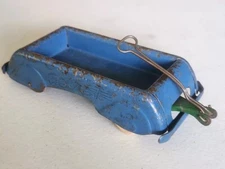 Vintage WYANDOTTE COMET Blue WAGON Metal Pull Toy