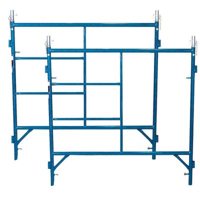 Pro-Series Scaffolding Frame 2000Lb. Capacity Steel Mason Weather Resistant(2Pc)