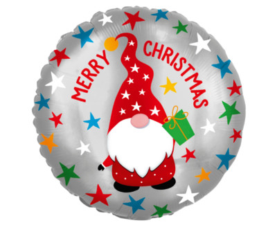 Christmas Gonk Cute 18'' Foil Balloon Xmas