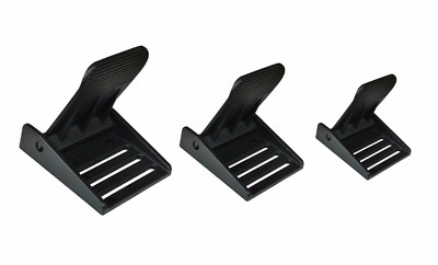 VEUWOLM Rotolo In Nylon Nero 5 M 10 Fibbie Per Scala In Plastica 25mm Nero Fettuccia Zaino - Foto 8