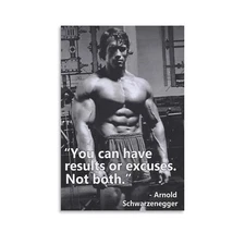 Arnold Art Schwarzenegger Good Figure Canvas Poster Picture Print Home Room