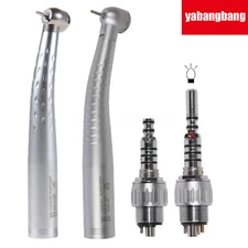 KaV Style Dental 4/6 Hole High Speed / LED Fiber Optic Handpiece /Coupler USA