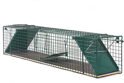 LOREK JAGDBEDARF 116x26x26cm Waschbärfalle Katzenfalle Marderfalle Kaninchenfalle Tierfalle