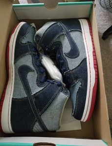 nike sb dunk high reese forbes denim