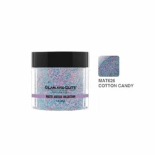 Glam And Glits Matte Acrylic Powder MAT626 - Cotton Candy 1 oz