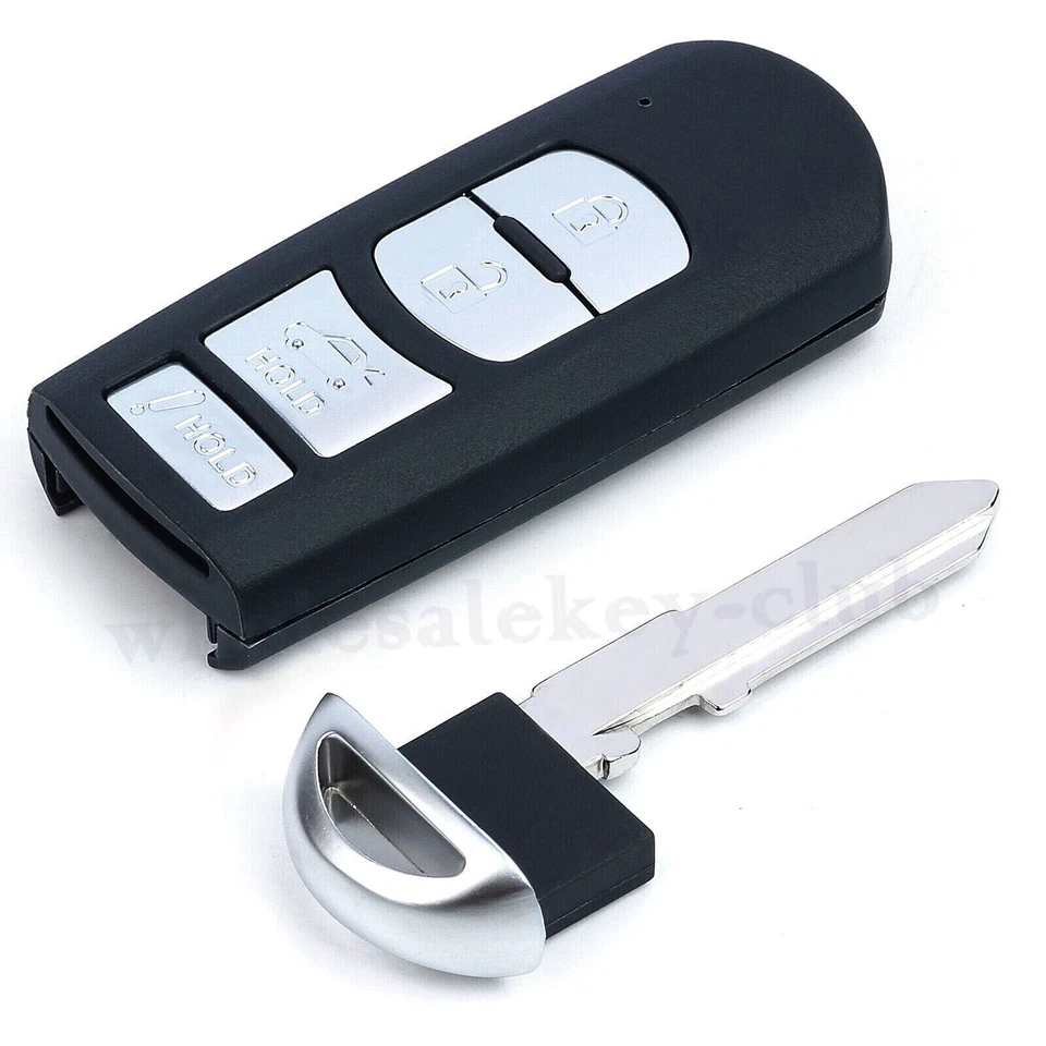 NUEVO Se adapta a MAZDA 3 2010-2013 LLAVE INTELIGENTE MANDO A DISTANCIA DE PROXIMIDAD WAZX1T768SKE11A03 Foto 4 de 4