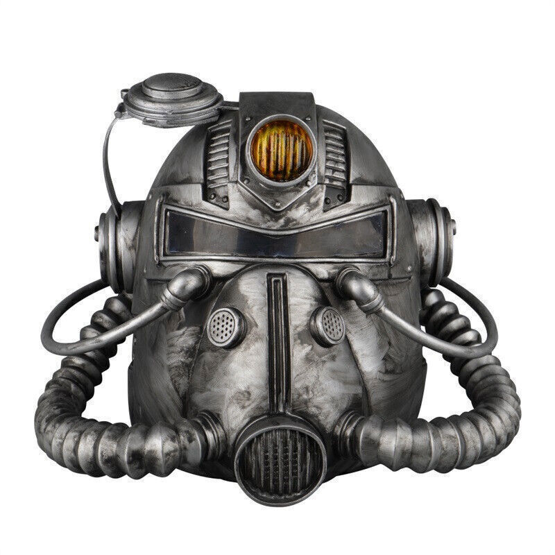 フォールアウト パワーアーマーヘルメット 被り物 マスク Power Armor Helmet Fallout Soldier Soft PVC Mask Replica Wearable