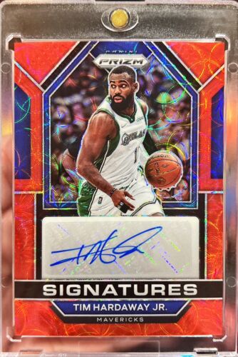 2022-23 Prizm Tim Hardaway Jr Signatures Choice Scope Red Auto #SIG-TIM Dallas - Picture 1 of 1